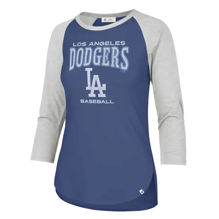 T-shirt Raglan Femme MLB LOS ANGELES DODGERS Frankie 22 BLEU
