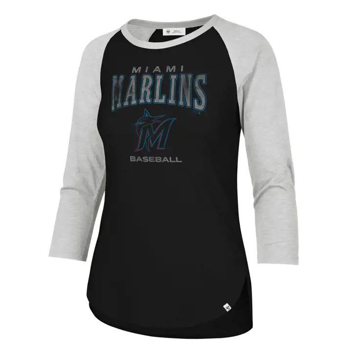 MIAMI MARLINS MLB T-shirt raglan femme Frankie 22 BLK