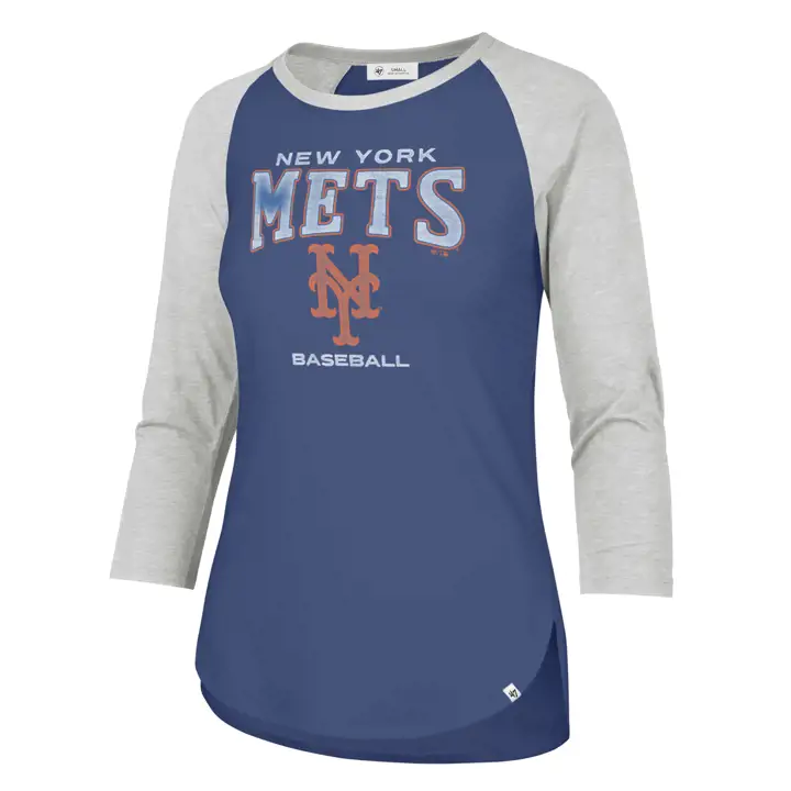 NEW YORK METS MLB T-shirt Raglan Femme Frankie 22 BLEU