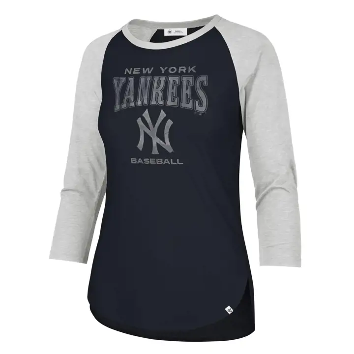 NEW YORK YANKEES MLB T-shirt Femme Raglan Frankie 22 BLEU