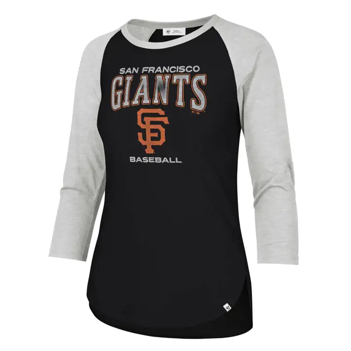 T-shirt Raglan Femme Frankie MLB SAN FRANCISCO GIANTS 22 NOIR