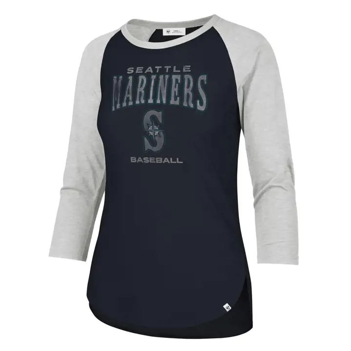 TEE RAGLAN "FRANKIE" MLB SEATTLE MARINERS FEMME 22 BLEU