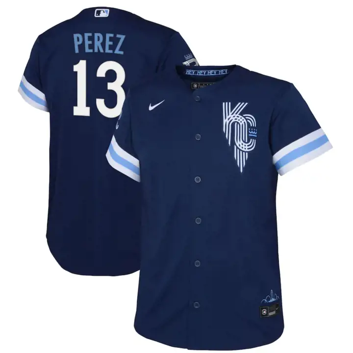 Maillot de joueur KC ROYALS MLB Youth City Connect Salvador Perez