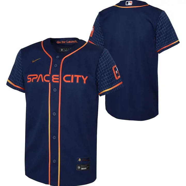 Maillot de réplique City Connect de la MLB pour jeune Houston Astros Marine