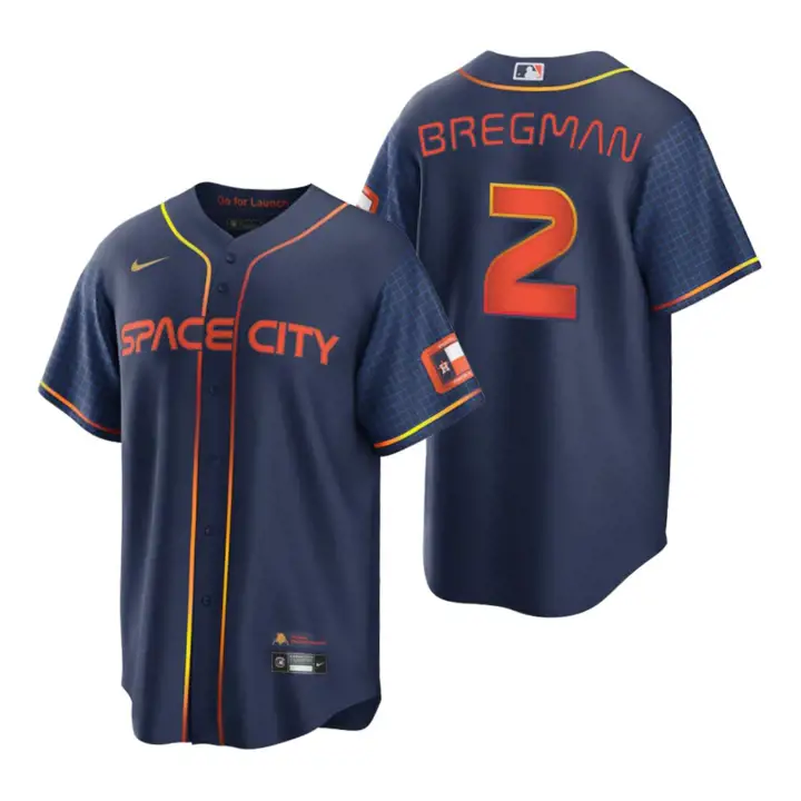 Maillot de joueur ASTROS MLB Youth City Connect Alex Bregman NAV