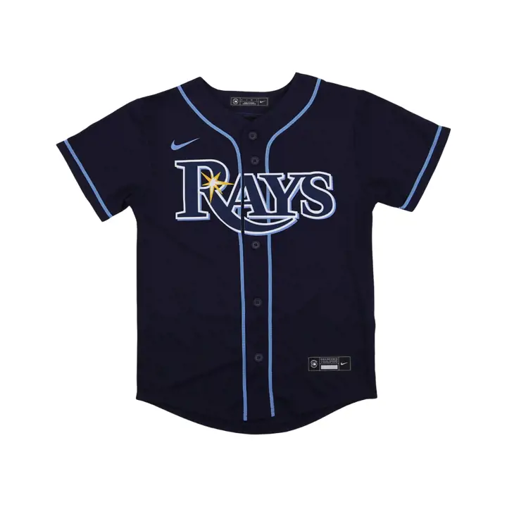 Maillot officiel RAYS MLB Jeunesse Joueur Randy Arozarena marine