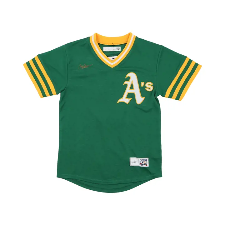 Maillot de jeune joueur A'S MLB Coop Reggie Jackson kgrn