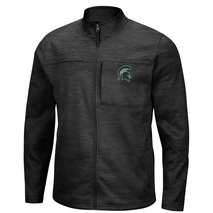 Veste entièrement zippée NCAA Michigan State Spartans Poly 20 BLK