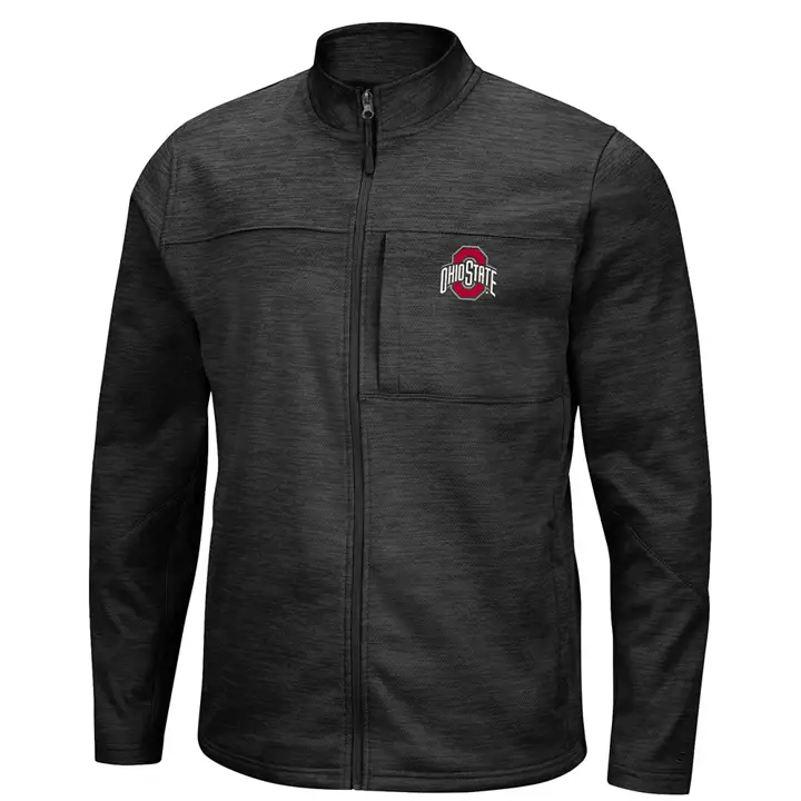 Veste entièrement zippée en polyester NCAA Ohio State Buckeyes 20 BLK