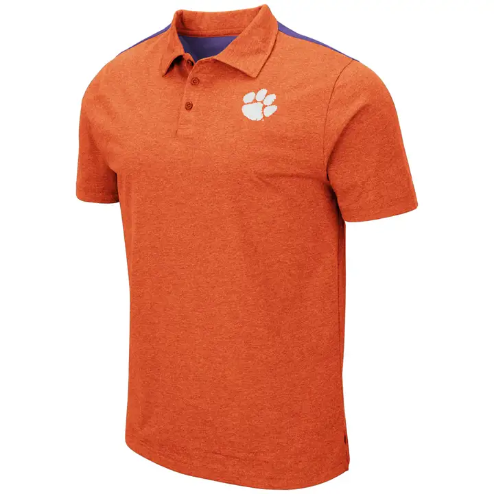 Polo Clemson Tigers NCAA Colorblock ORG