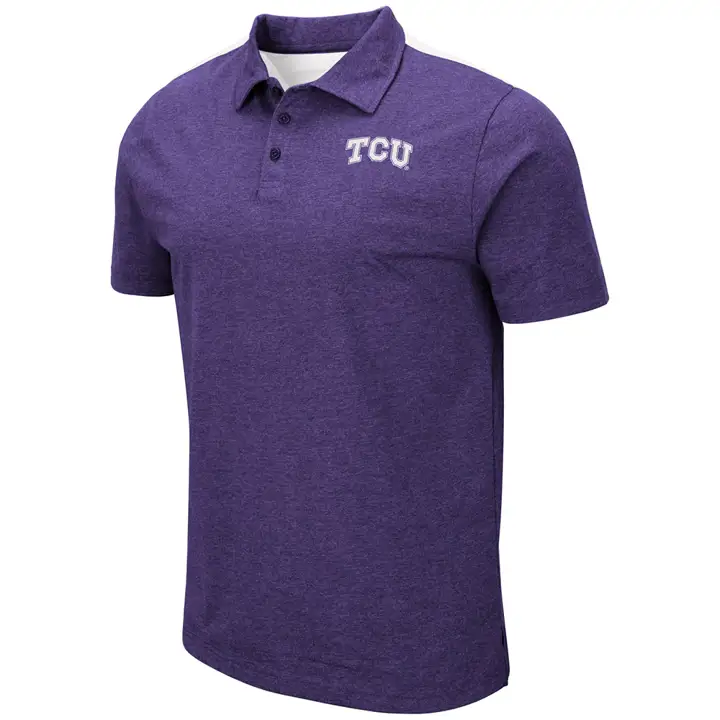 Polo de style colorblock NCAA Texas Christian Horned Frogs CRIM