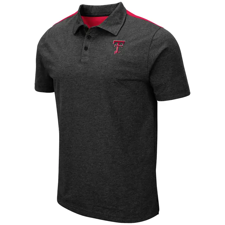 Texas Tech Red Raiders Polo Colorblock NCAA ROUGE