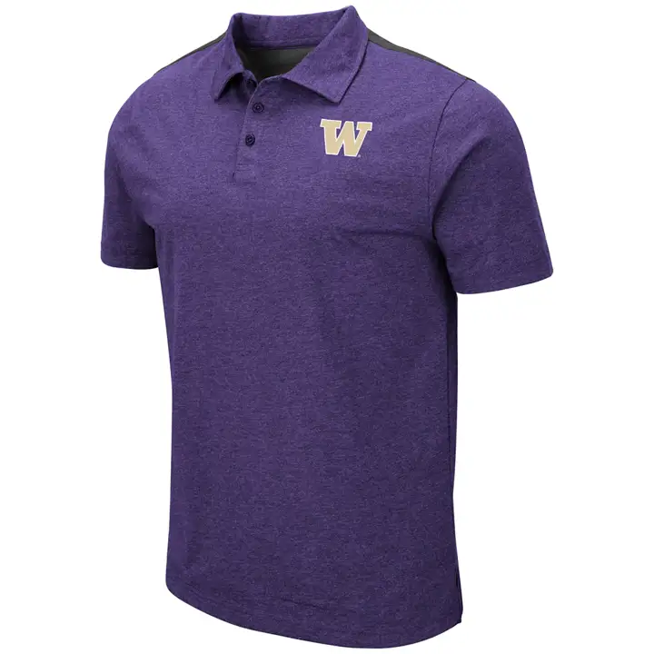 Polo Washington Huskies NCAA Colorblock VIOLET