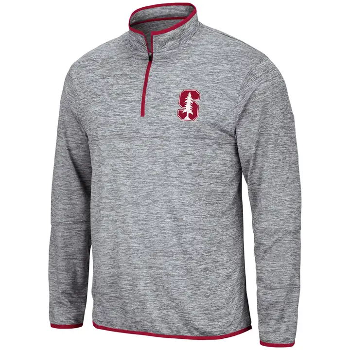 Stanford Cardinal NCAA Vista 1/4 Zip GRY/CRIM