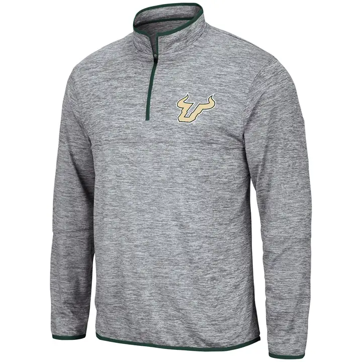 South Florida Bulls NCAA Vista 1/4 Zip GRIS/VERT