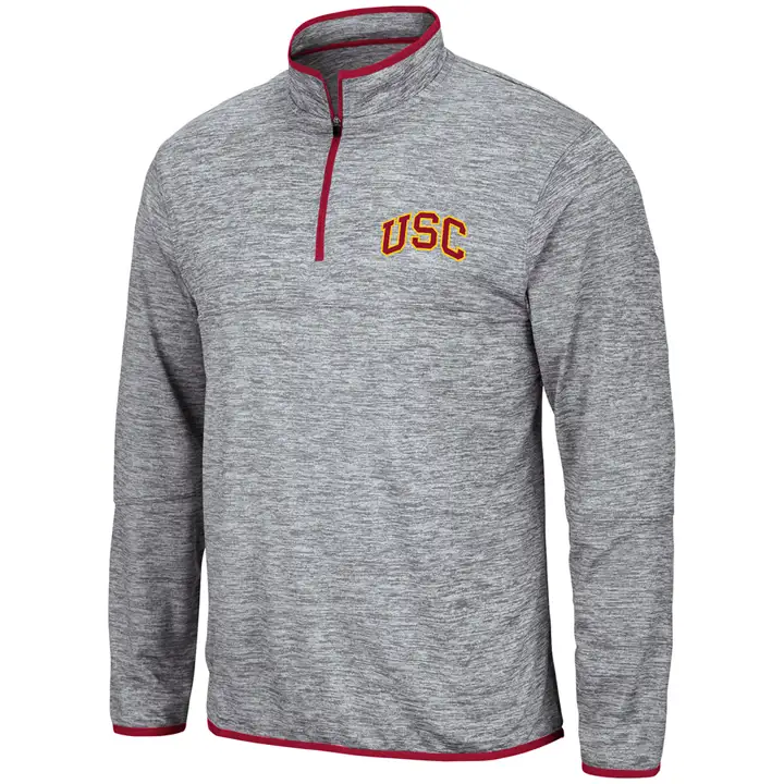 USC Trojans NCAA Vista ¼ Zip GRIS/CRIMSON