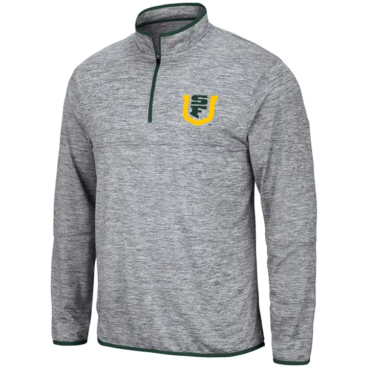 Université de San Francisco NCAA Vista 1/4 Zip GRIS/VERT