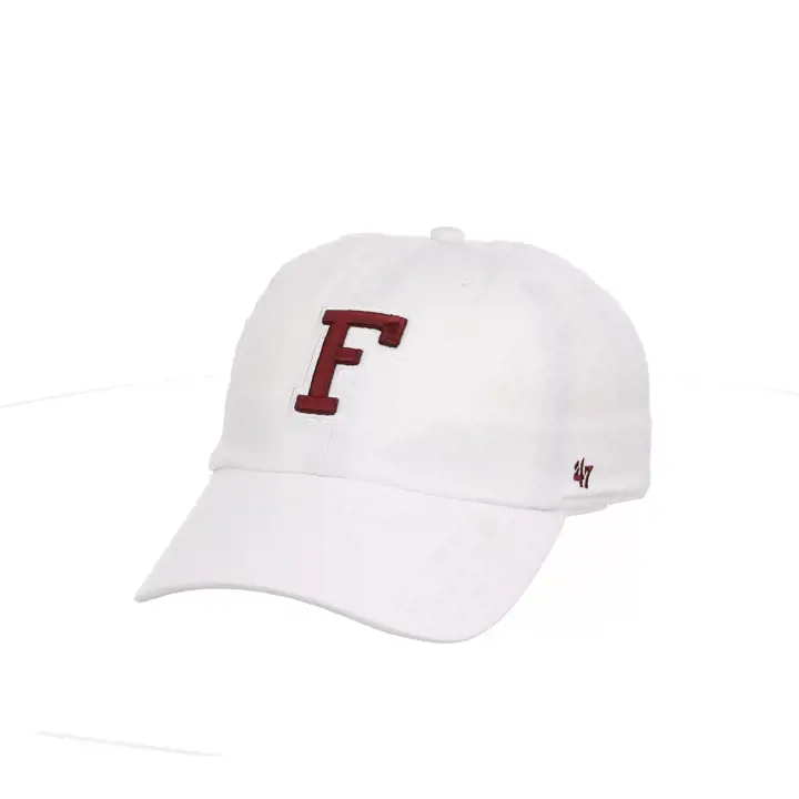 Fordham University Rams 47 Logo Principal Nettoyé wht