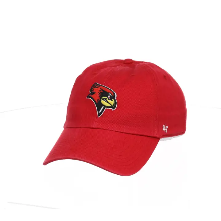 Casquette 47 Clean Up Primary Logo rouge des Redbirds de l'Illinois State