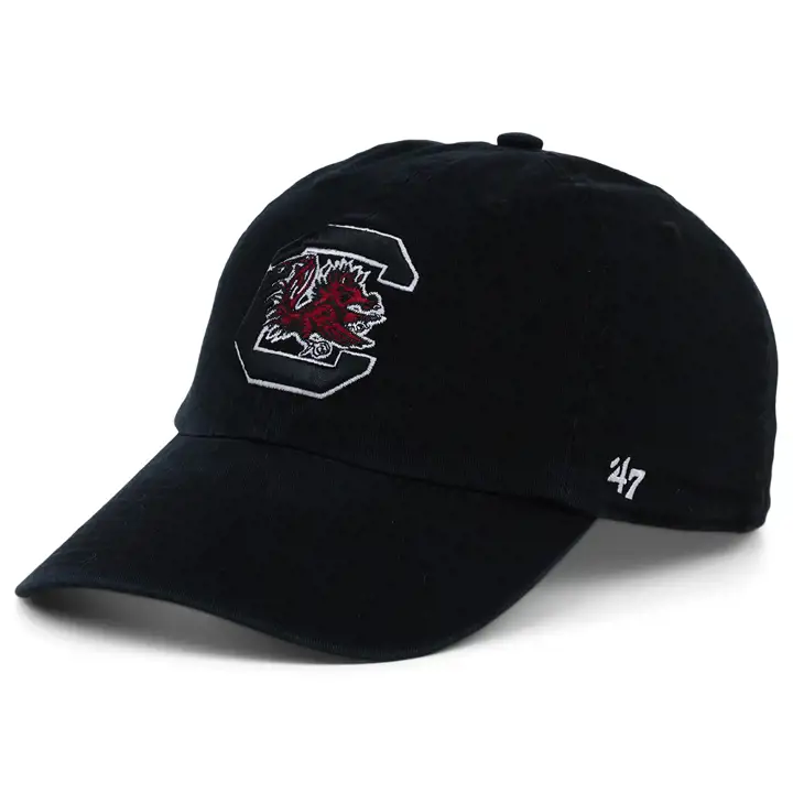 South Carolina Gamecocks 47 Casquette Clean Up Logo Principal Noire