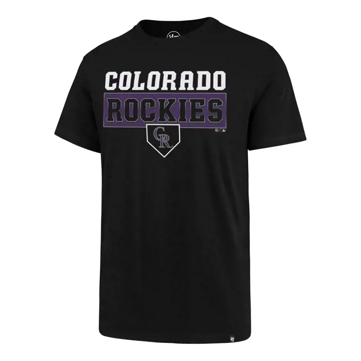 T-shirt Colorado Rockies MLB Silver Lining - Noir