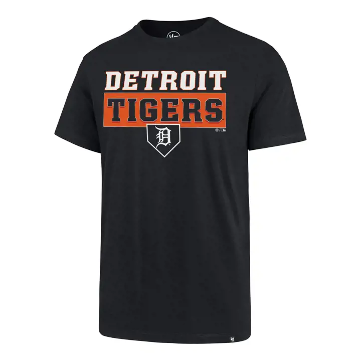 T-shirt « Silver Lining » des Detroit Tigers MLB – Bleu marine