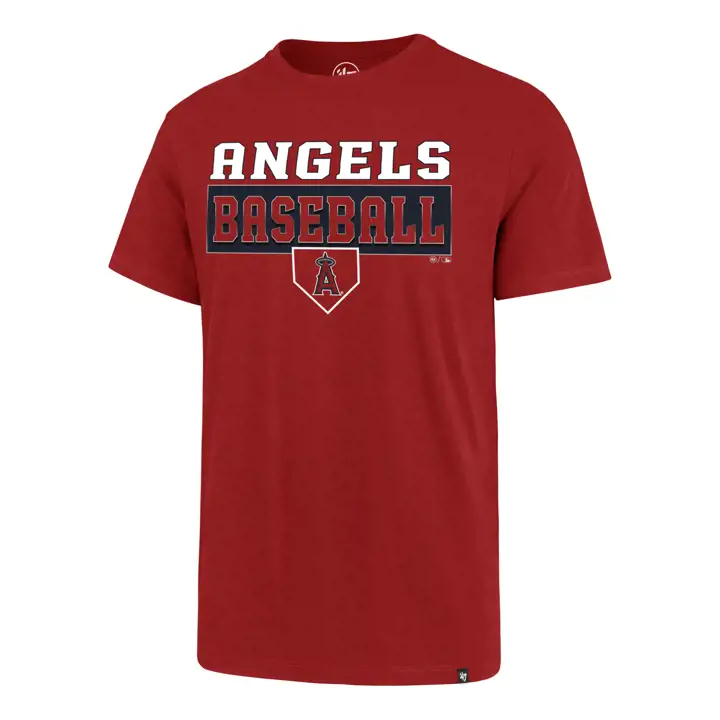 T-shirt Los Angeles Angels MLB Silver Lining ROUGE