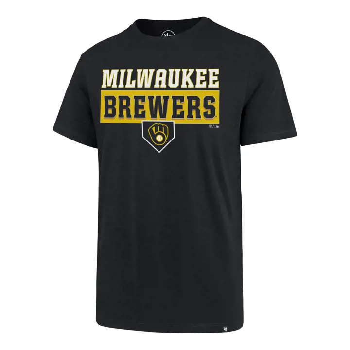 T-shirt Milwaukee Brewers MLB Silver Lining MARINE