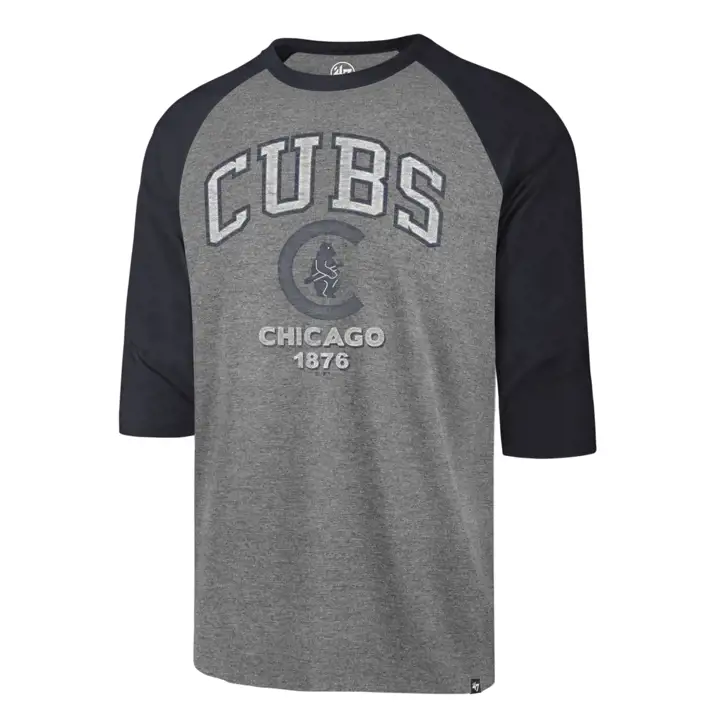 Chicago Cubs MLB Régime Raglan GRIS/MARINE