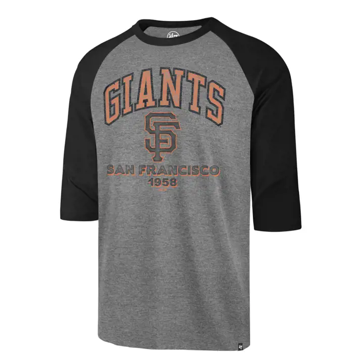 San Francisco Giants MLB Regime Raglan GRY