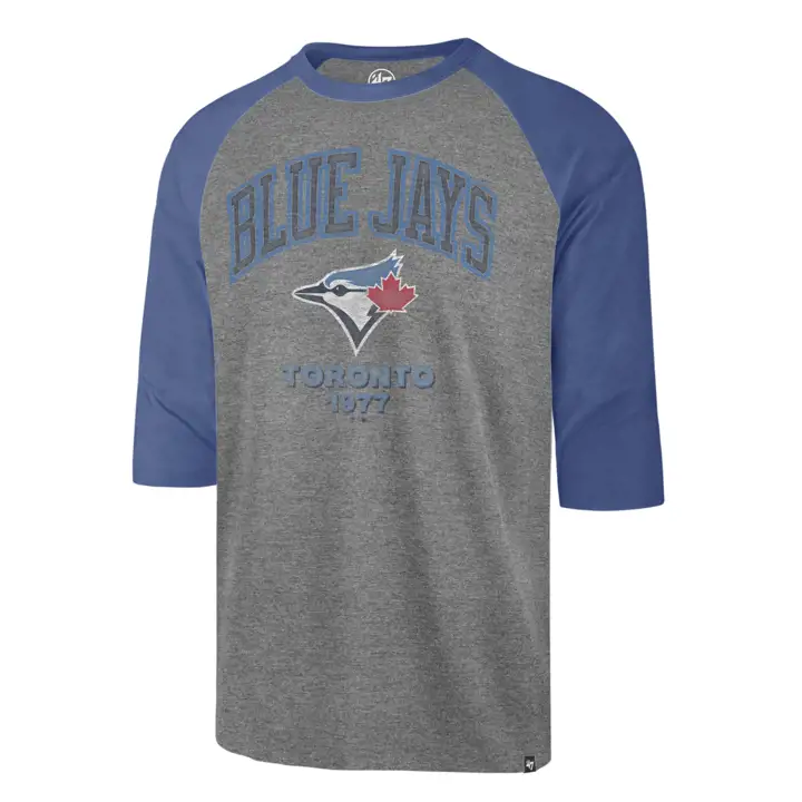 Toronto Blue Jays MLB Regime Raglan GRY