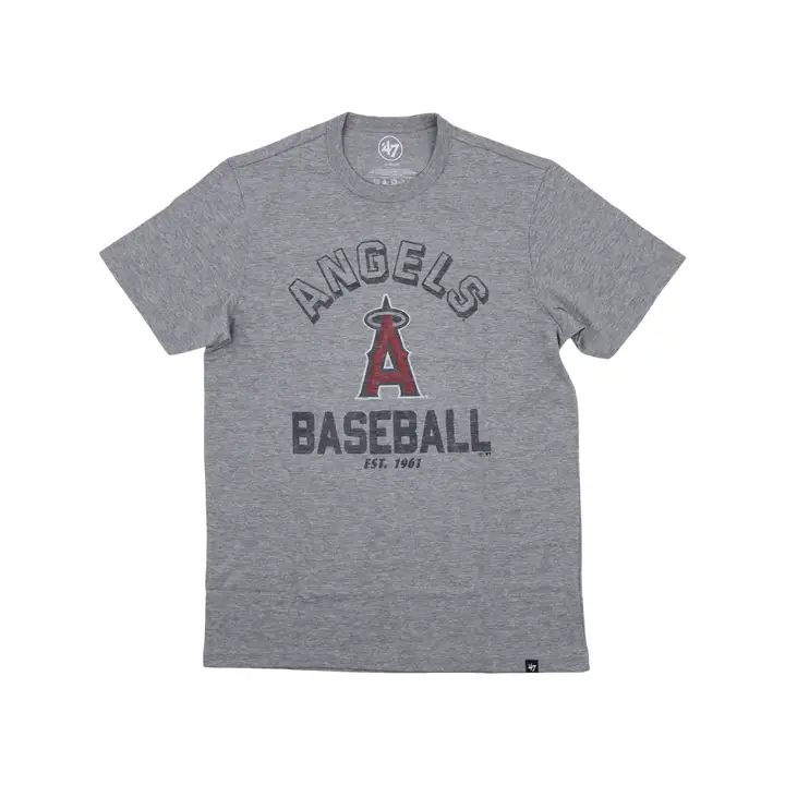 T-shirt Franklin Los Angeles Angels MLB Retrograde GRIS