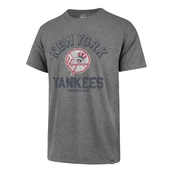 T-shirt Franklin rétro MLB New York Yankees GRIS