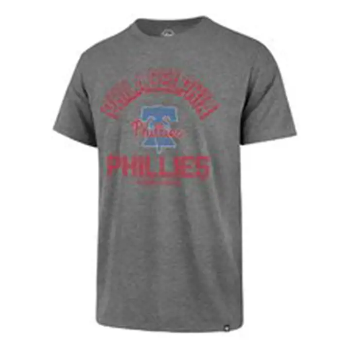 T-Shirt Rétrograde Franklin MLB des Phillies de Philadelphie GRIS