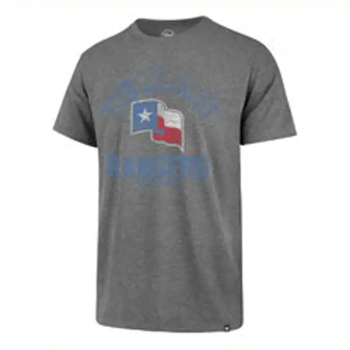 T-shirt Rétro Franklin MLB Texas Rangers GRIS