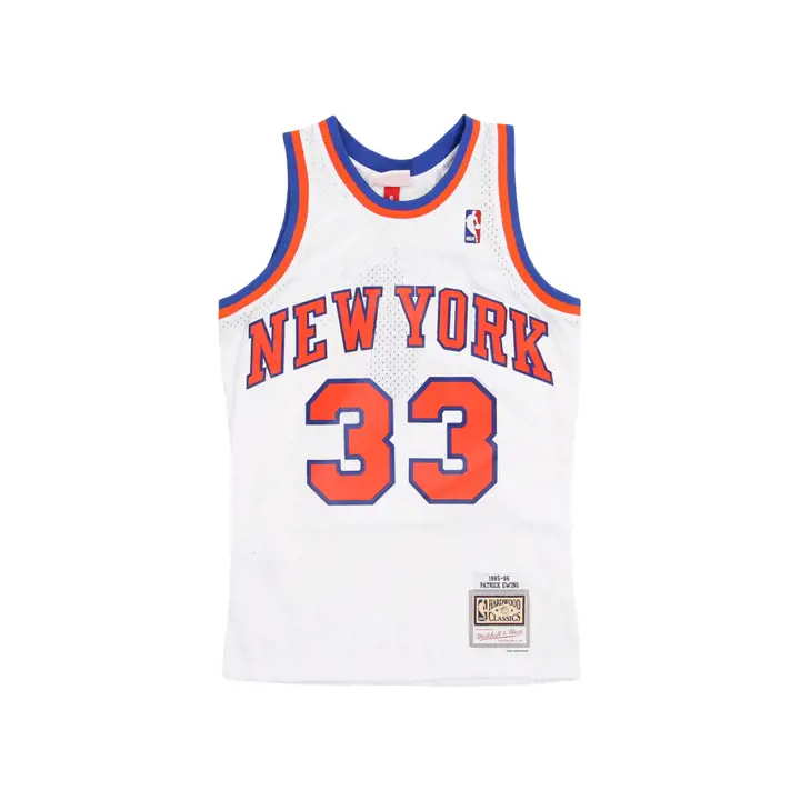 KNICKS NBA M&N Swingman Jersey Patrick Ewing wht