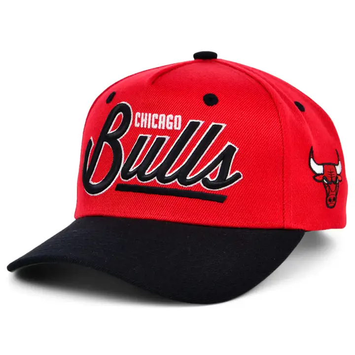 Chicago Bulls NBA YTH Retro Script Precurve rouge/noir