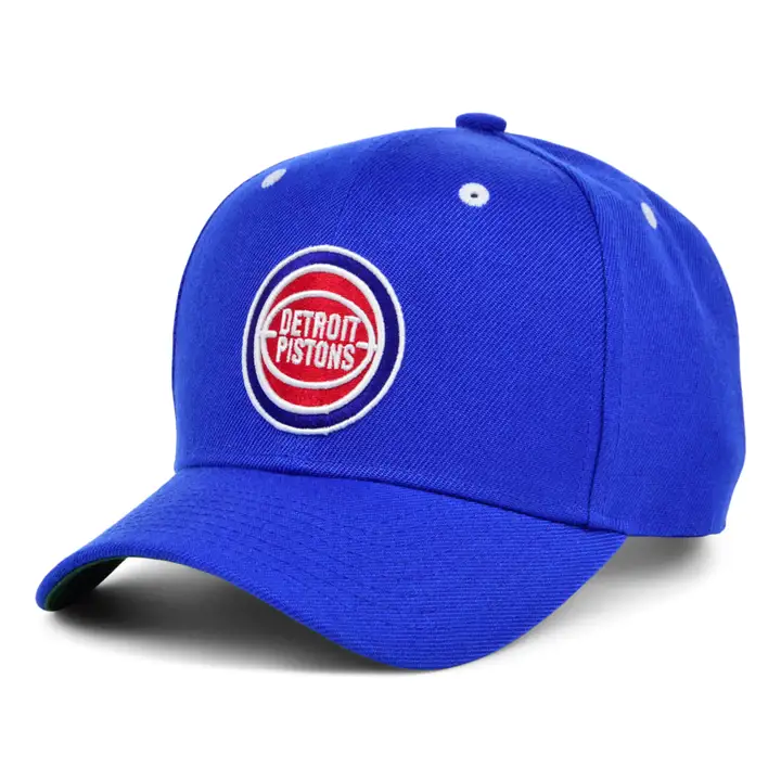 Detroit Pistons NBA YTH Retro Solid Precurve bleu/bleu
