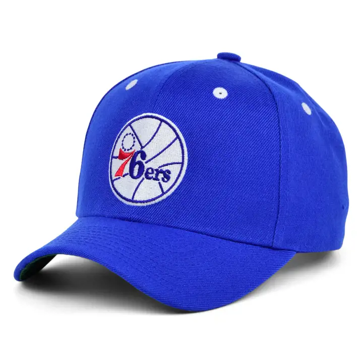 Philadelphia 76ers NBA YTH Rétro Uni Pré-courbé bleu/bleu