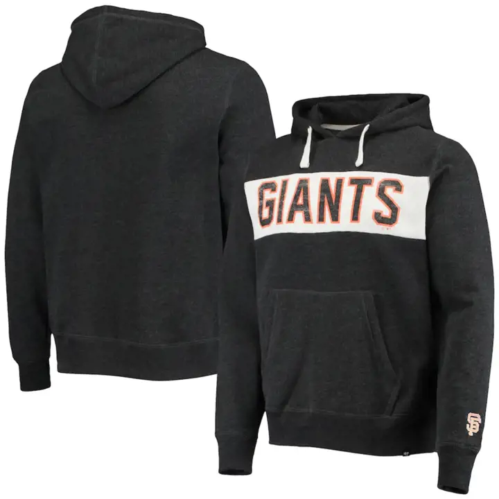San Francisco Giants MLB Sweat à capuche Gibson Noir