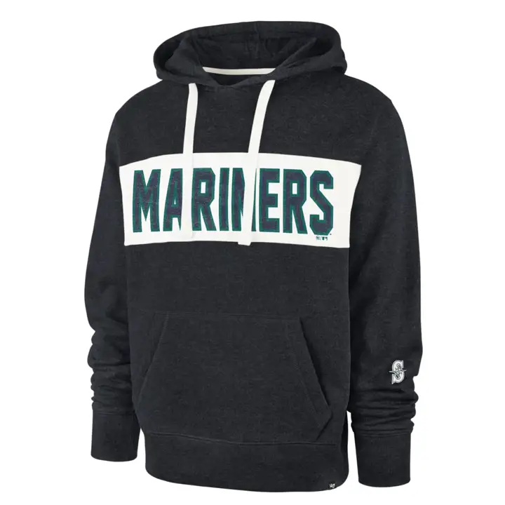 Sweat à capuche MLB Gibson des Mariners de Seattle BLEU MARINE