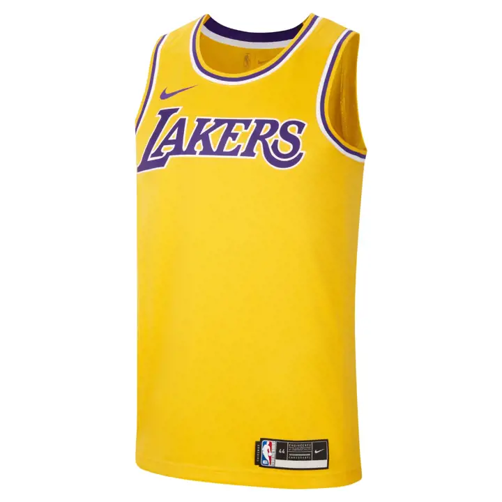 Maillot de basket NBA CYO ICON SWINGMAN des Los Angeles Lakers (jaune)
