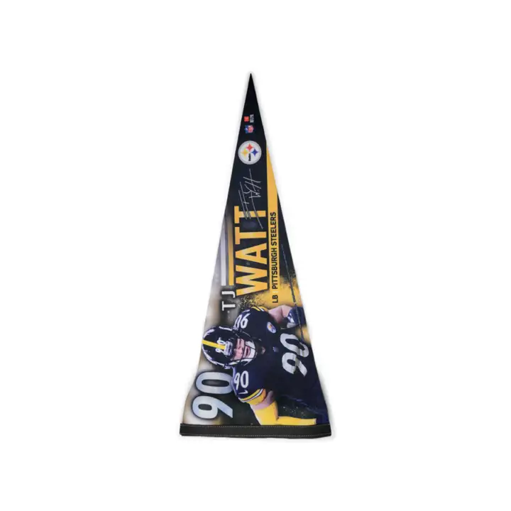 "Fanion Premium Pittsburgh Steelers 30 x 76 cm - Joueur ast Wat"