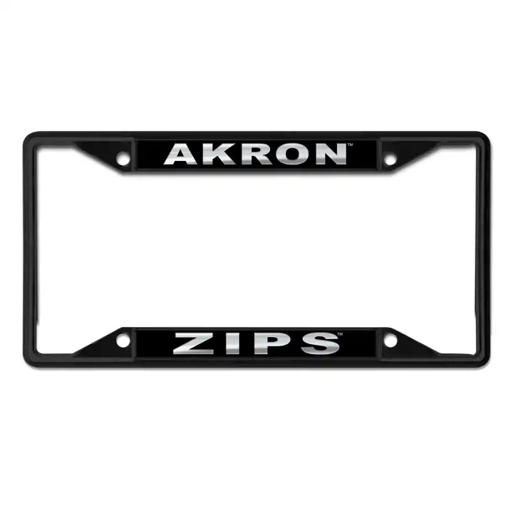 Akron Zips F0941621 Plaque noire LicPlFrmBlkOut