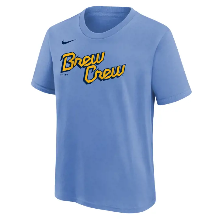 T-shirt N&N Milwaukee Brewers MLB City Connect Jeunesse Christi