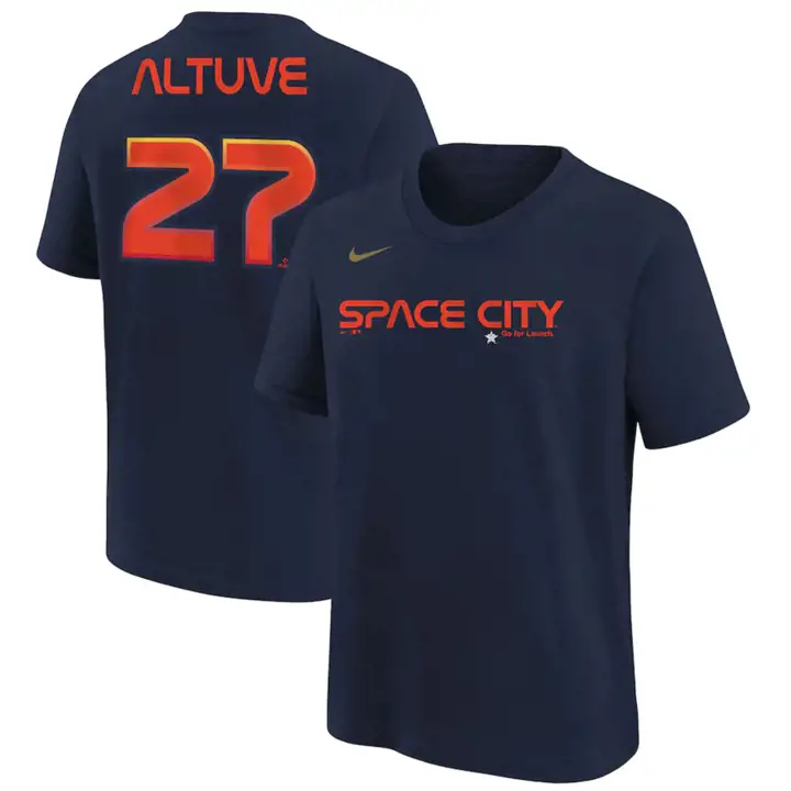 T-Shirt Jeunesse MLB Houston Astros City Connect N&N Jose Altuv