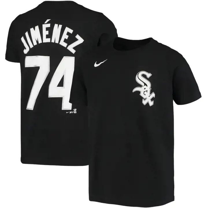 T-shirt Enfant MLB Chicago White Sox N&N Joueur Eloy Jimenez NOIR