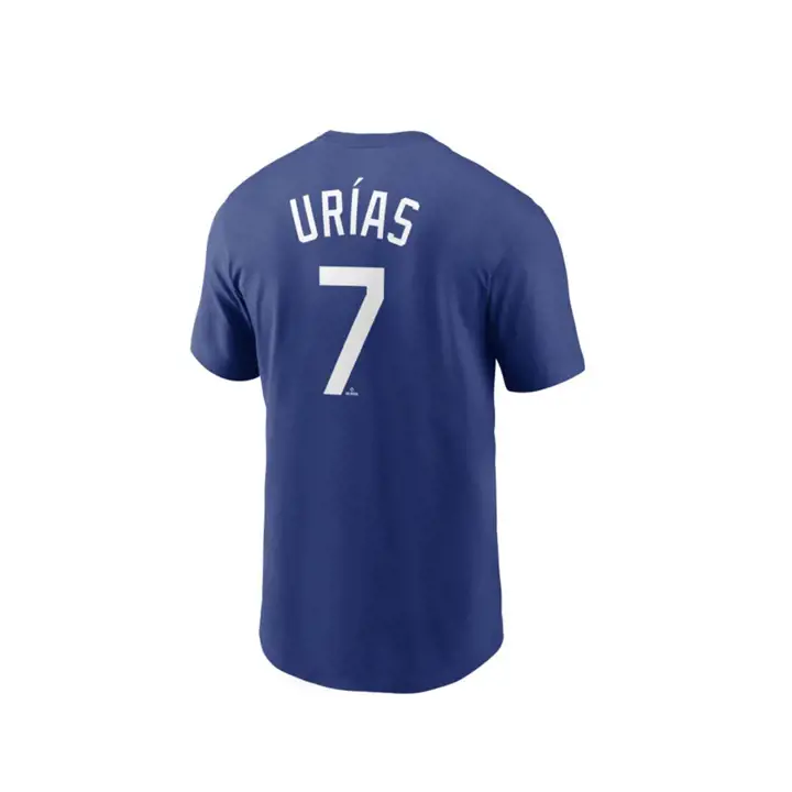 T-shirt enfant joueur N&N MLB Los Angeles Dodgers Julio Urias RBL