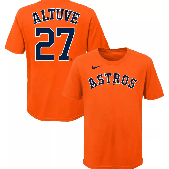 T-shirt Enfant MLB Houston Astros N&N Joueur Jose Altuve ORG