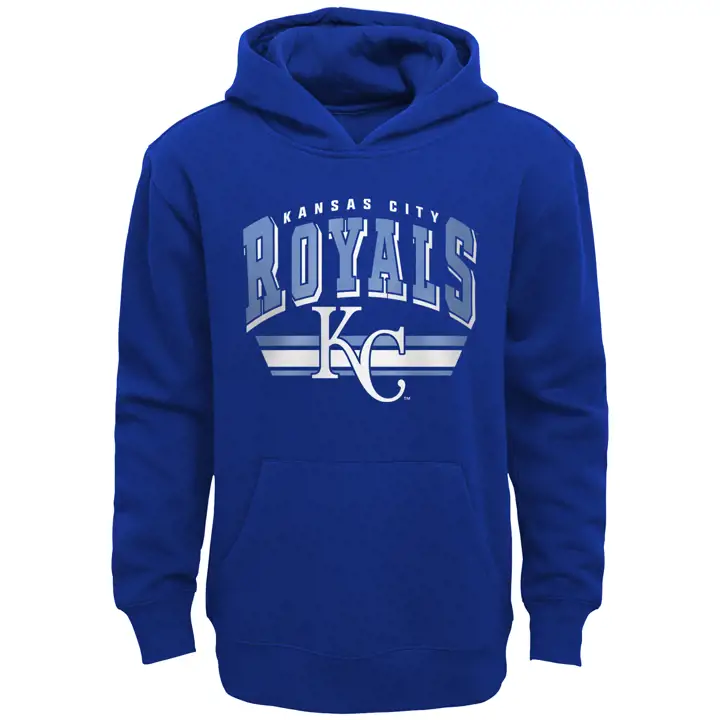 Sweat à capuche en molleton BF MLB des Royals de Kansas City pour jeunes 21 rbl